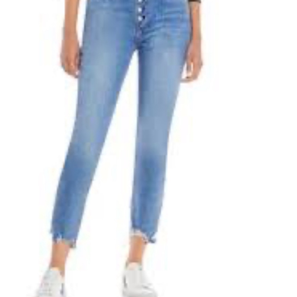 Paige button up light jeans - size 25